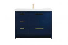  VF46042MBL - 42 Inch Single Bathroom Vanity in Blue