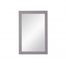 Elegant VM-2002 - Saturn 22 In. Contemporary Mirror in Light Grey