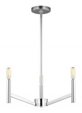 Visual Comfort & Co. Studio Collection 3124303EN-05 - Vector Three Light Chandelier