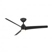 WAC Smart Fan Collection F-109L-MB - NOVELLE 52 MATTE BLACK WITH LUMINAIRE