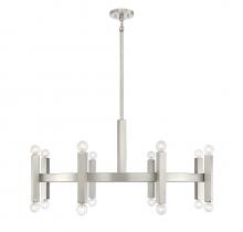 Savoy House Meridian M100103BN - 16-Light Chandelier in Brushed Nickel