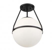 Savoy House Meridian M60054MBK - 1-Light Ceiling Light in Matte Black