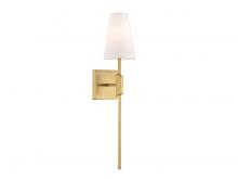 Savoy House Meridian M90114NB - 1-Light Wall Sconce in Natural Brass