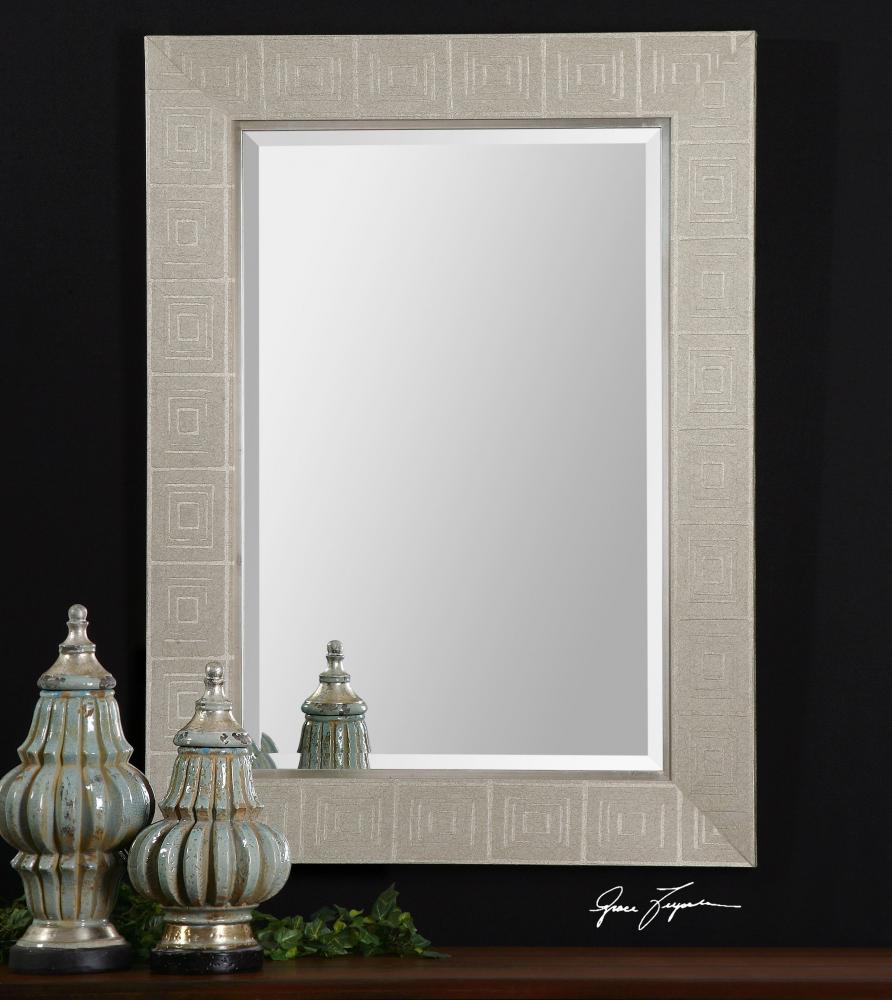 Benedita Silver Mirror