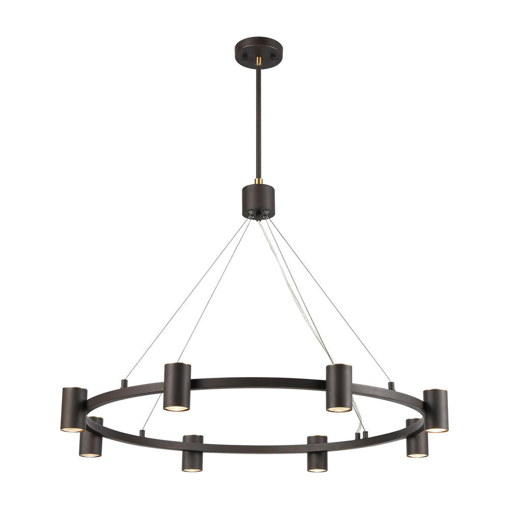 Kempton 8-Light Chandelier in Matte Black