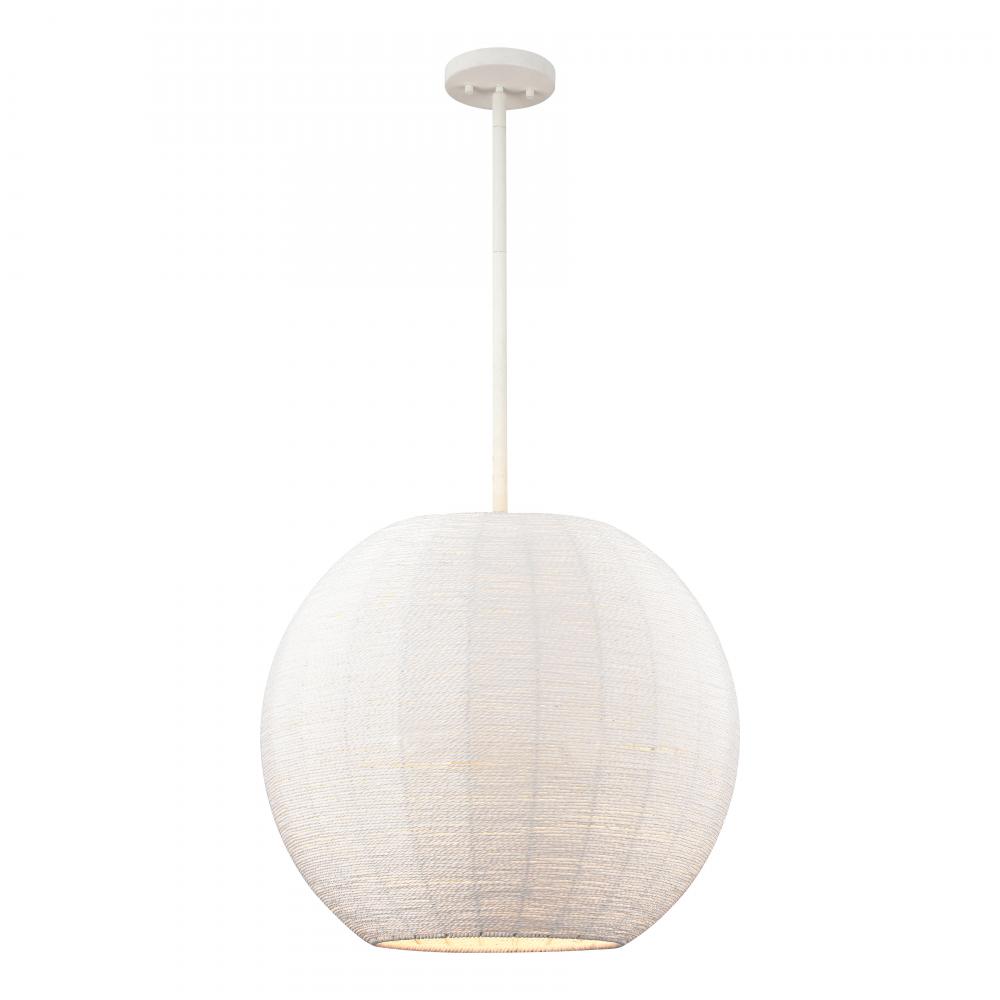 Sophie 20'' Wide 3-Light Pendant - White Coral