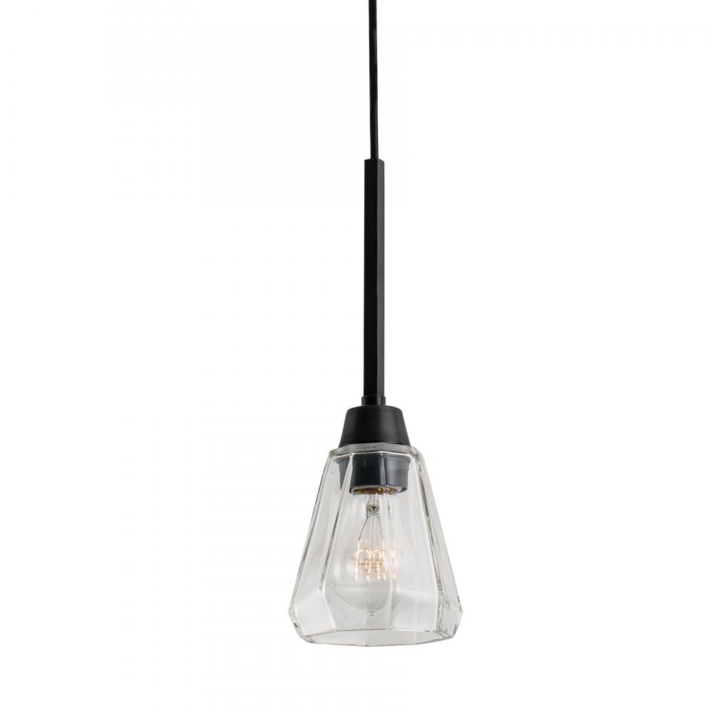 Arctic 5'' Wide 1-Light Pendant - Acid Dipped Black