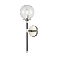 ELK Home 15351/1 - Boudreaux 1-Light Sconce in Matte Black with Clear Glass