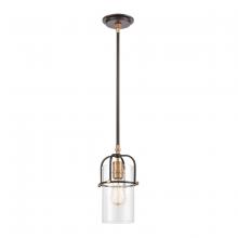 ELK Home 21181/1 - Lakeland 1-Light Mini Pendant in Oil Rubbed Bronze with Clear Glass