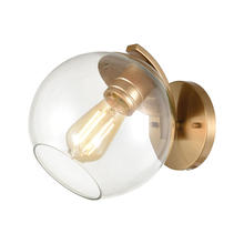 ELK Home 32350/1 - Collective 1-Light Sconce in Satin Brass with Clear Glass