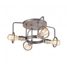 ELK Home 57104/4 - Billings 4-Light Semi Flush Mount in Weathered Zinc