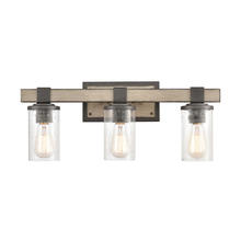  89142/3 - Annenberg 22'' Wide 3-Light Vanity Light - Anvil Iron