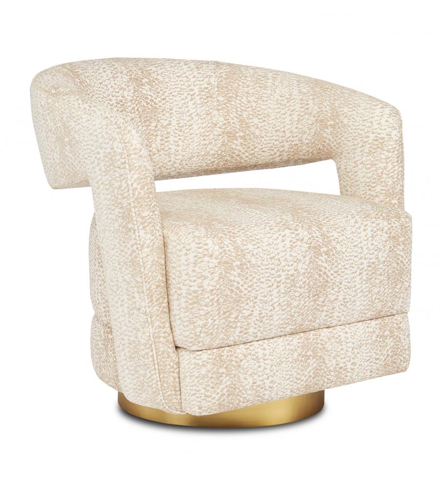 Maren Swivel Armchair, Wild Na