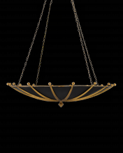 Currey 9000-0319 - Fontaine Black & Gold Chandelier