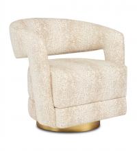 Currey 7000-0562 - Maren Swivel Armchair, Wild Na