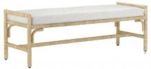 Currey 7000-1172 - Olisa Natural Bench, Rowann Pearl