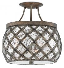 Currey 9999-0029 - Buckminster Bronze Semi-Flush Mount