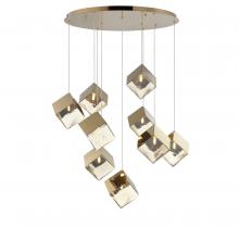  E24689-26FG - Ice Cube-Multi-Light Pendant