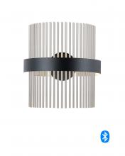  E34201-BKSN - Chimes WiZ-Wall Sconce